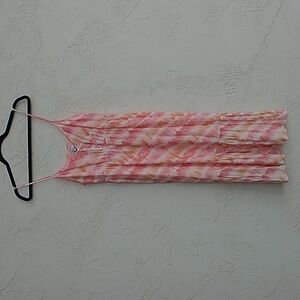 RAILS Sunset Tie Dye Delilah Tiered Summer Midi Dress Size S